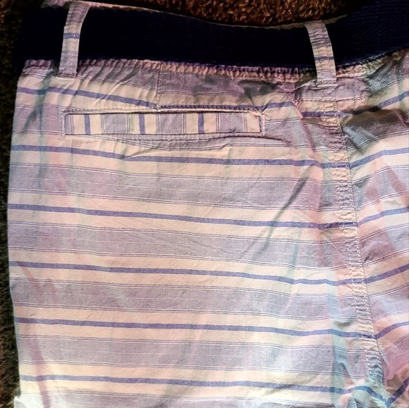 Urban Pipeline cotton men's walking shorts sz32 blue/white pin stripe - Picture 2 of 8